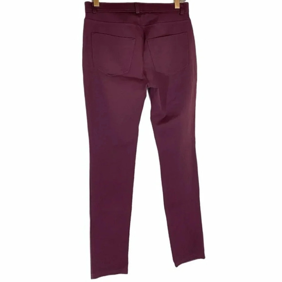 TART size 2 maroon faux leather front leggings pants - Picture 5 of 6